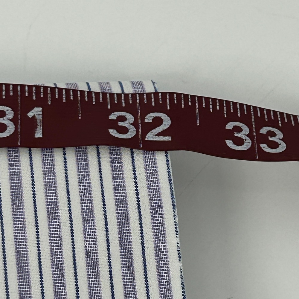 Brooks Brothers Milano Dress Shirt Mens 17-35 Purple White Striped Supima Cotton - Picture 10 of 10